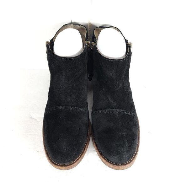 Alberto Fermani Women's Capricia US6,5-7 EU 37,5 Black Suede Ankle Boots Booties - Picture 3 of 12